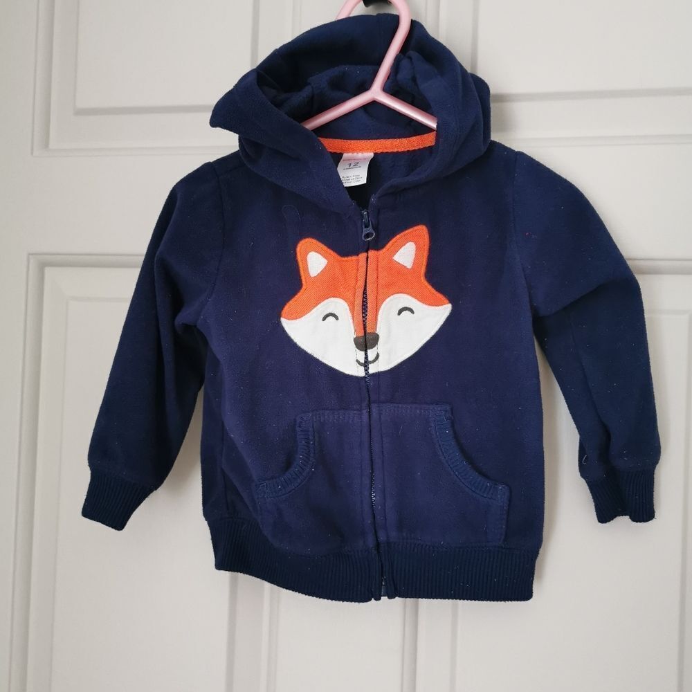 3/$20 Carter's fleece sweater size 12 m